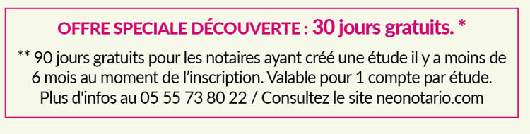 Offre spéciale découverte : 30 jours gratuits * Offre spéciale découverte : 30 jours gratuits *